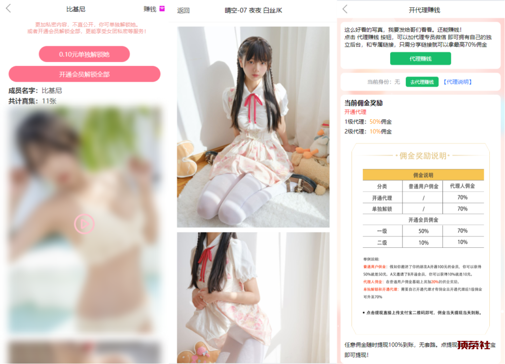 图片[2] - 【编号F37】最新亲测写真图片视频打赏系统源码全开源无加密完整可运营 - 彬红茶博客