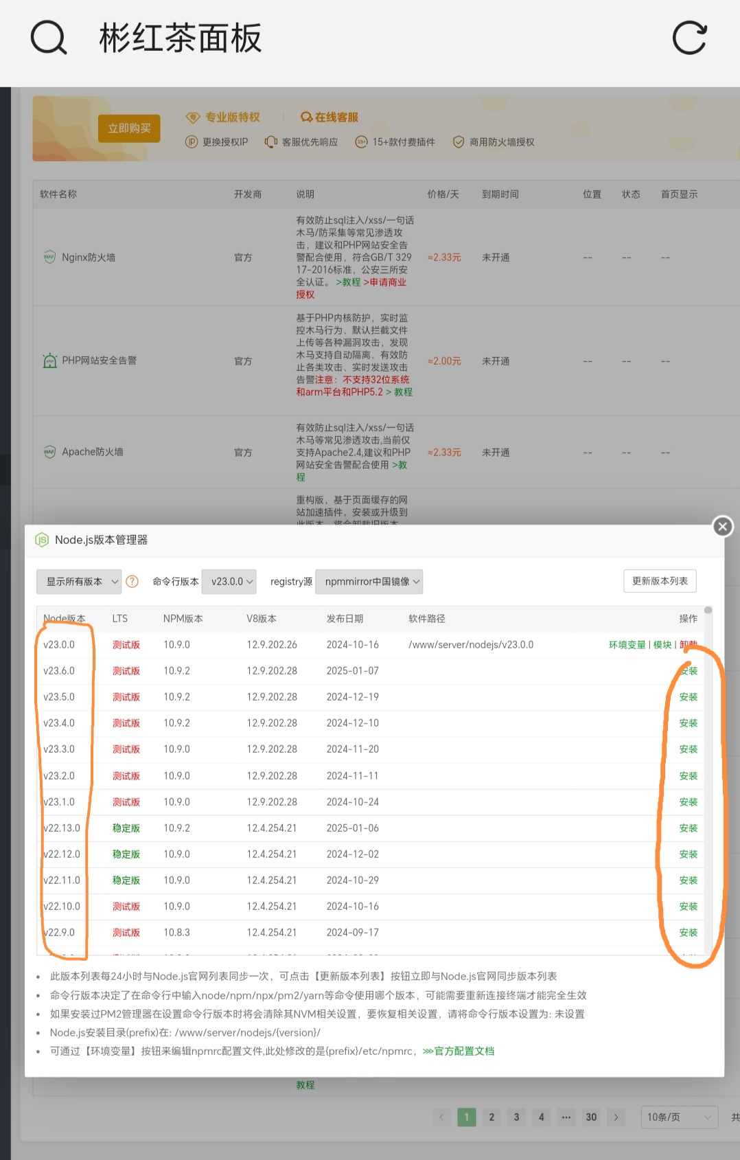 图片[7] - 【干货】Nodejs18或高版本宝塔安装失败和手动安装报错解决方法 - 彬红茶博客