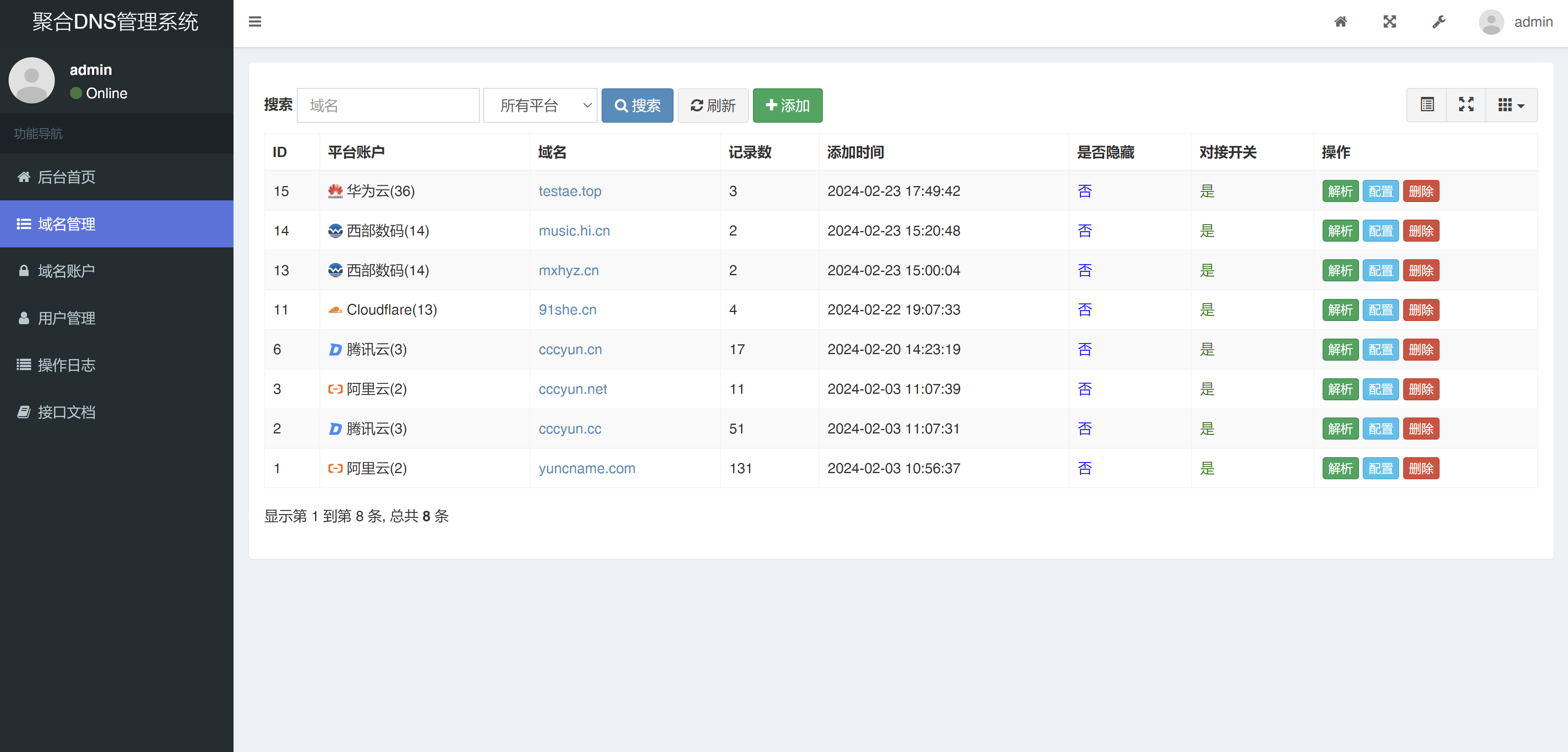 图片[2] - 【编号F9】彩虹聚合DNS系统 - 彬红茶博客